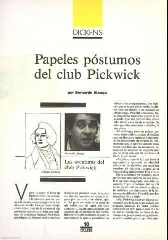 Biblioteca Virtual de Prensa Histórica > Papeles póstumos del club Pickwick
