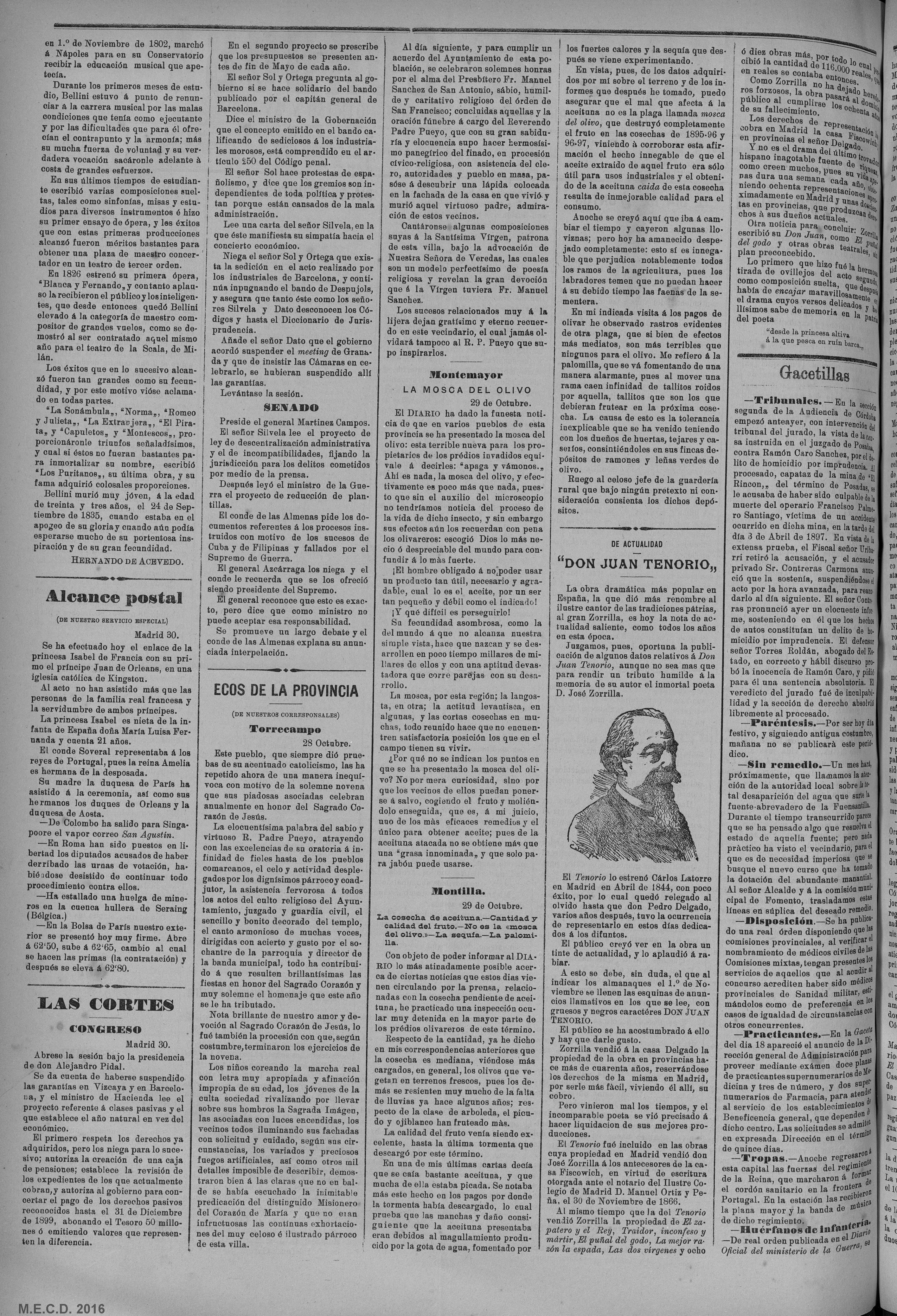 Biblioteca Virtual de Prensa Histórica > Recerca › Diario de Córdoba de  comercio, industria, administración,...